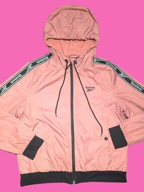 Pink Sports/Rain Jacket by Reebok Size L